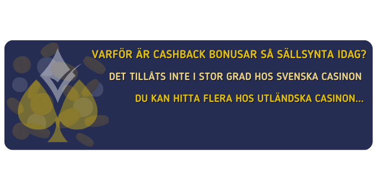 cashback bonusar information och frekvens med vår logga